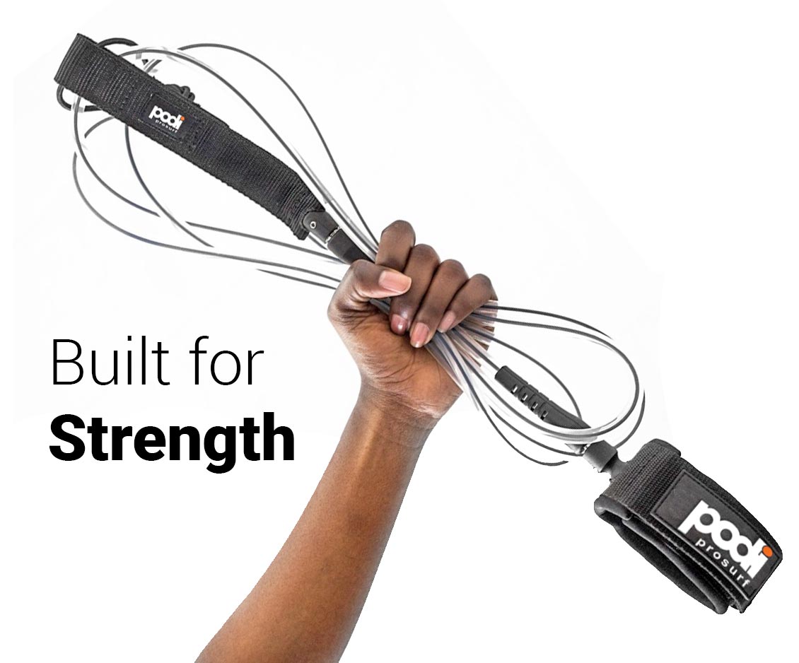 built-for-strength Podi Pro Surf Leash - built for strength