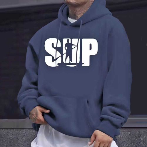 Letter print hoodie