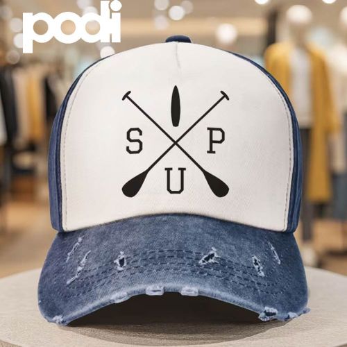Distressed cap